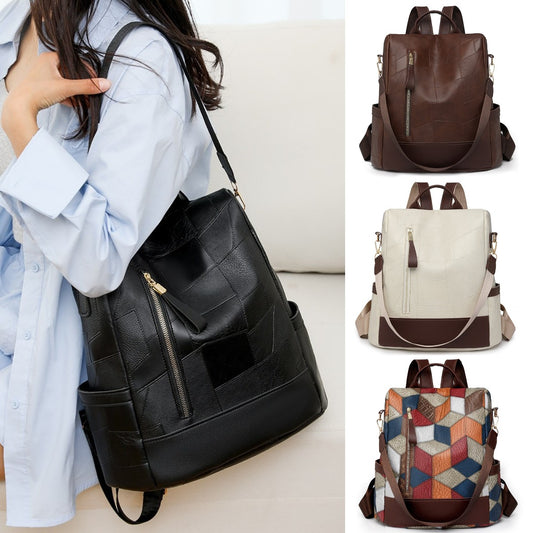 🎒 Модерна дамска раница за 2026: Ретро стил, огромен капацитет, универсален дизайн! ✨