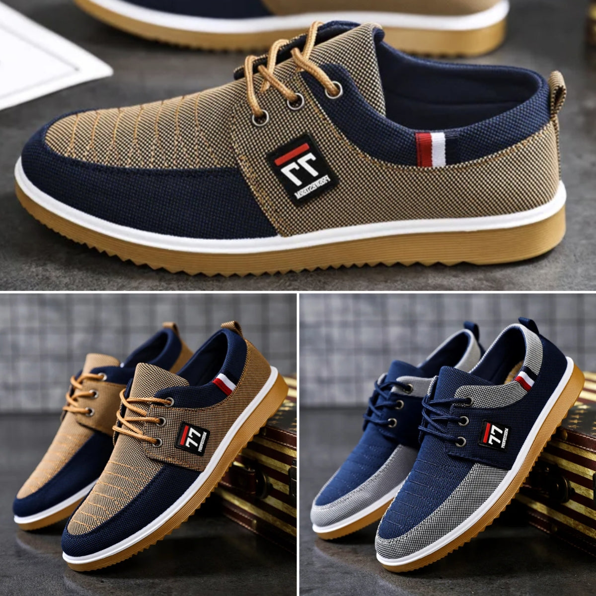 ✨2024 Nowy styl✨Męskie codzienne, oddychające buty płócienne3634451