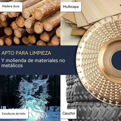 ⚙️🧰【3 piezas】 Disco multifuncional para dar forma a la lijadora angular para madera ✅️Pago contra entrega