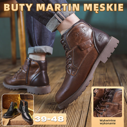 🎉Zimowy bestseller – męskie buty zapinane na zamek, wodoodporne i antypoślizgowe, odpowiednie na każdą porę roku