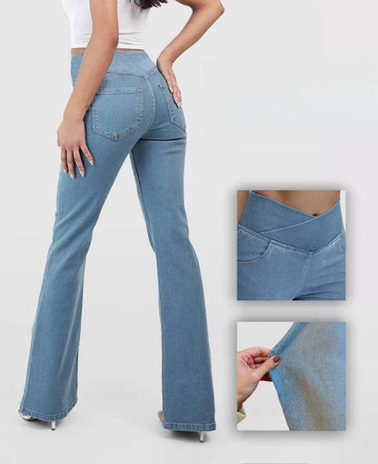 👖 50% zľava 🔥【40-110 kg】Nové módne crossover džínsy s vysokým pásom 2026 ✅Platba pri doručení