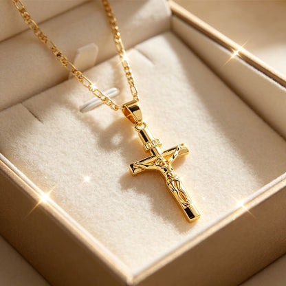 ✝️✨【-50% hoy】✝️Collar cruz colgante de aleación estilo clavícula