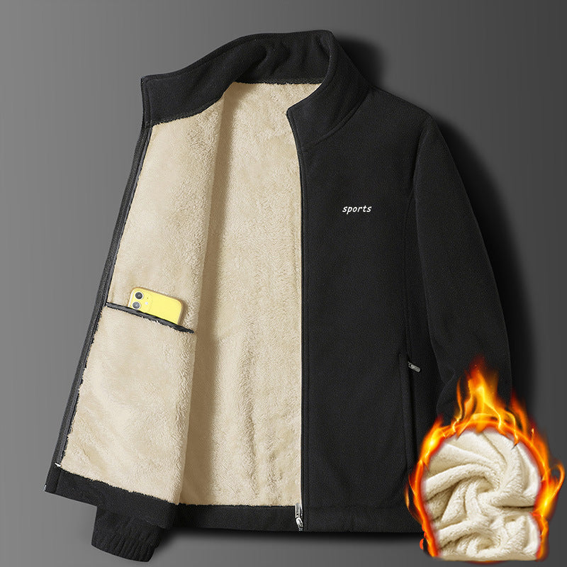 🔥⛄【M-5XL】Nowa męska gruba kurtka ze skóry jagnięcej na jesień i zimę, modna, ciepła i uniwersalna