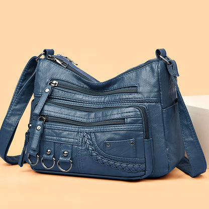 💥【50% zniżka na czas ograniczony】👜2024 nowa torba na ramię / crossbody z miękkiej skóry o dużej pojemności-3868687