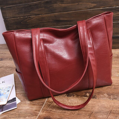 🌈👜【Ograniczona ilość】2025 Wiosna Nowa Moda Elegancka Duża Pojemność Damska Torba Na Ramię Z Prawdziwej Skóry