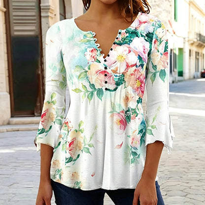 😍【Último día – 50% de descuento!】Camiseta de mujer con escote en V [S-5XL]