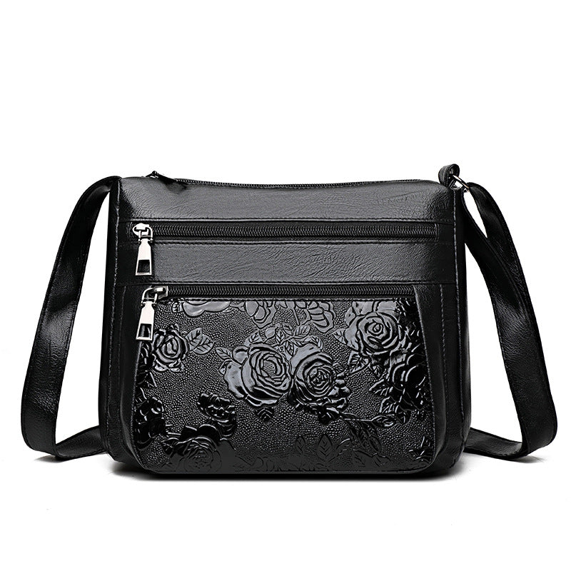 ✨👜Nowa, miękka, skórzana, modna, swobodna torba na ramię