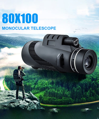 🔭【Compra 1 y llévate 1 gratis】Monocular de visión nocturna de alta ampliación y alta definición, modelo nuevo 2026