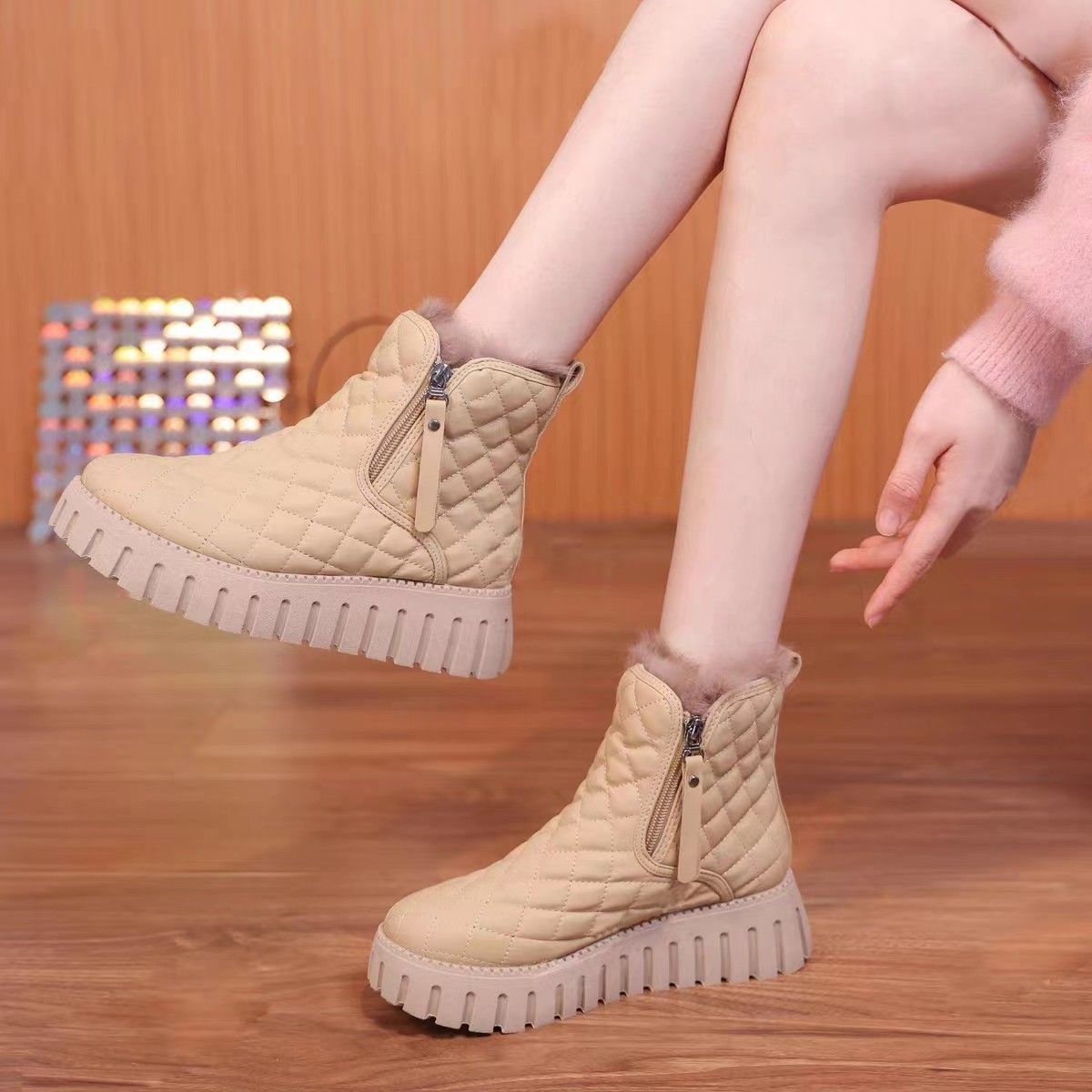 ✨👢【50% zniżki🔥】【35-41】⛄🌷Nowe modne damskie ciepłe i grube buty śnieżne