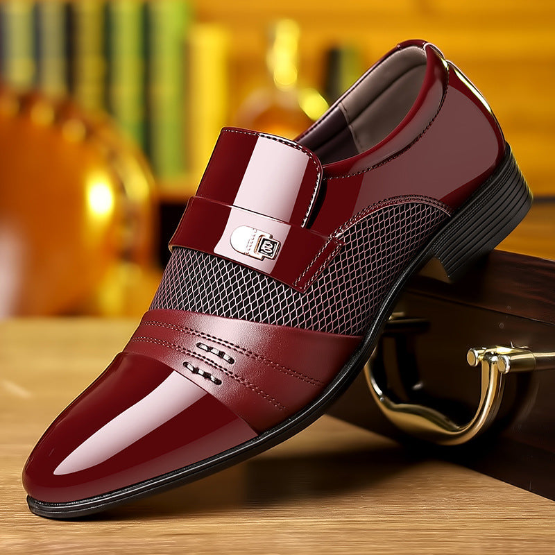 ✨🔥【38-48】2025 nowe męskie buty biznesowe ze skóry naturalnej ręcznie robione buty skórzane