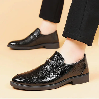 👞🐊Zapatos de piel auténtica de estilo moderno y alta gama con suelas suaves. ✅️Pago contra entrega