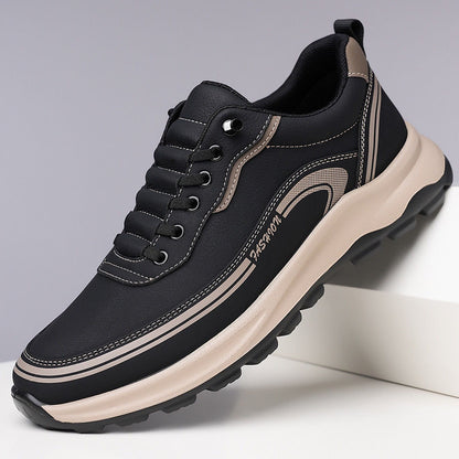 🔥👟【50% de descuento】【Tallas 39-45】Zapatillas de piel impermeables y resistentes a las manchas con suelas suaves y cómodas