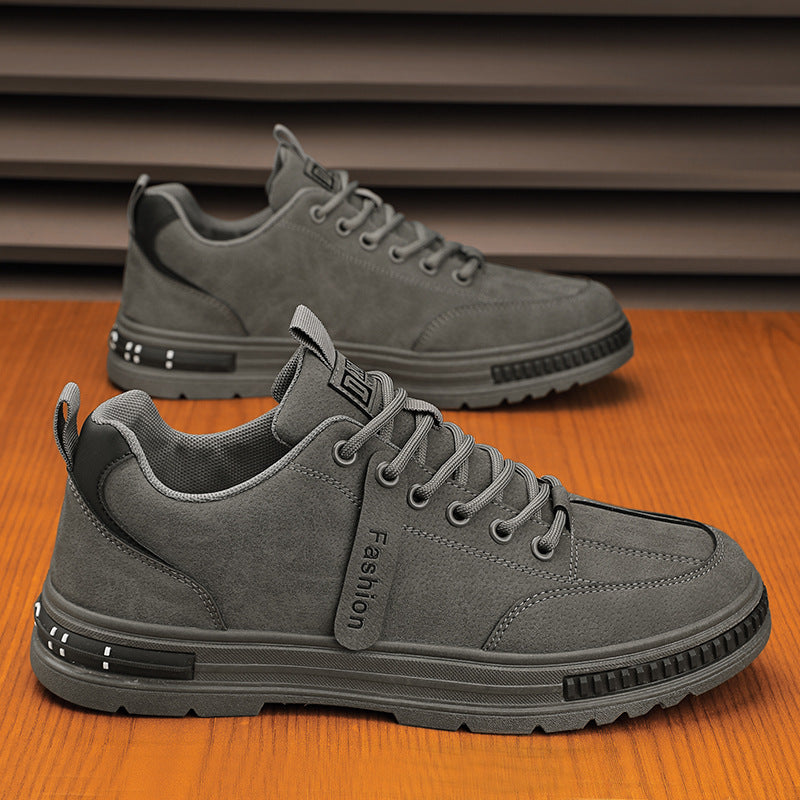 【39-44】2024 Jesienne męskie sneakersy Casual z miękkiej skóry-3802826