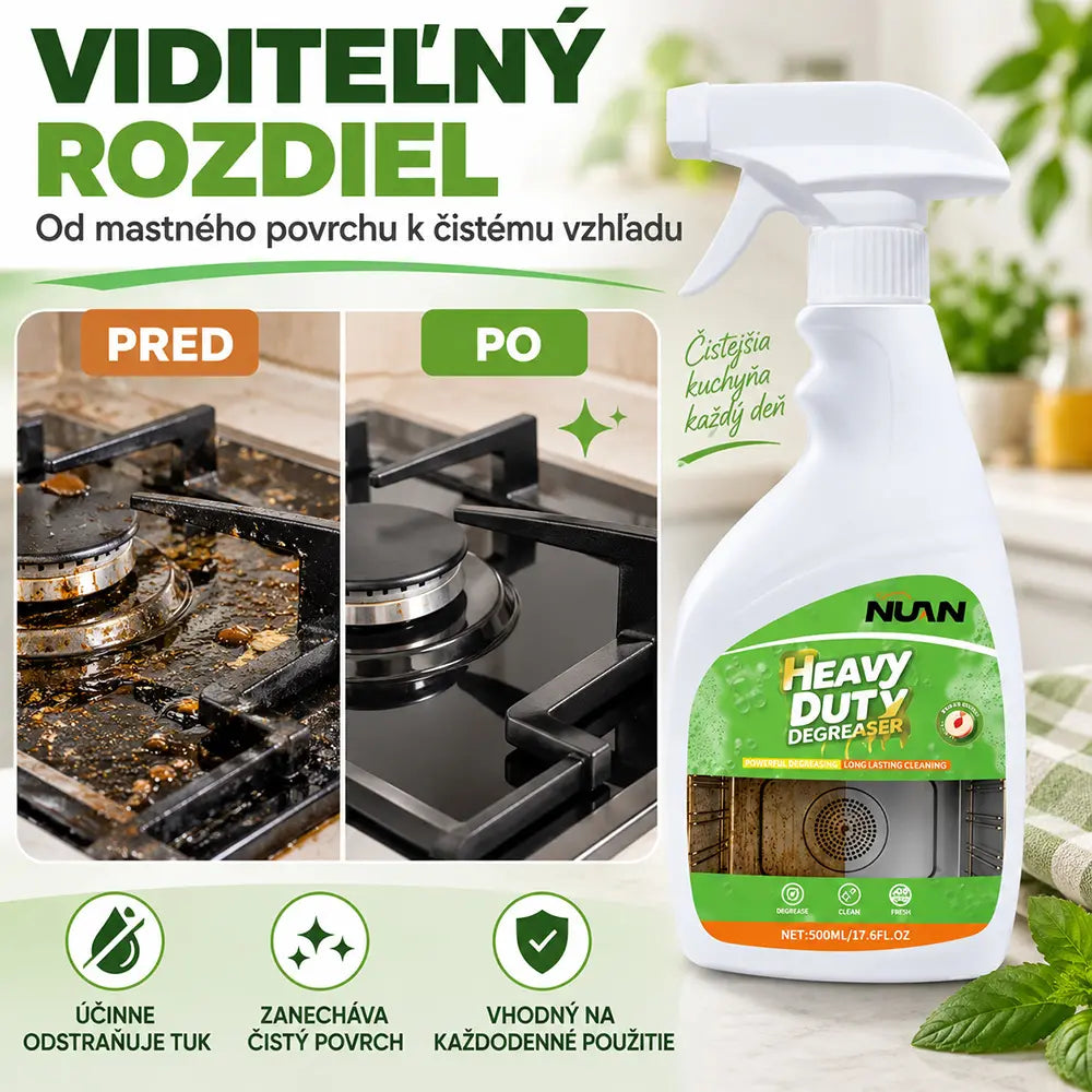 🔥Zľava 50 %🔥 Nový čistič mastnoty — Stačí nastriekať a škvrny sa samy rozložia; žiadne namáhavé drhnutie nie je potrebné.