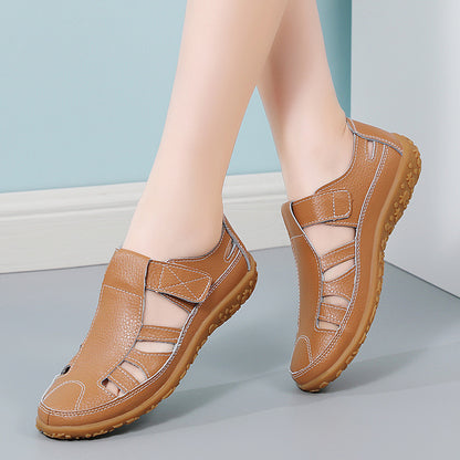 ✨【35-43】 Letnie ręcznie robione sandały retro z miękką podeszwą na rzepy