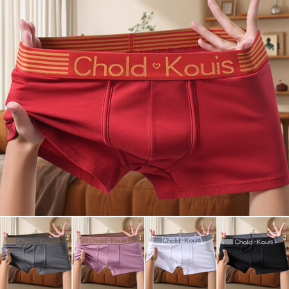 💥🔥【Balení po 6 kusech】Měkké a pohodlné pánské spodní prádlo z čisté bavlny (L-4XL)