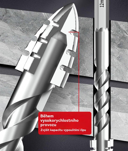 ⚡48% sleva💥🥇【3+4+5+6+8+10+12+14+16mm】Excentrický vrták 7. generace z super tvrdé wolframové oceli s vroubkovaným ostřím.Ostré, odolné a vysoce odolné proti nárazu