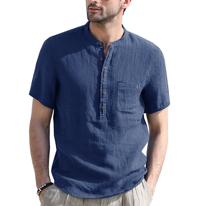 🌿50% de descuento🔥 Nuevas camisas de algodón y lino para hombre en tallas grandes ✅️Pago contra entrega