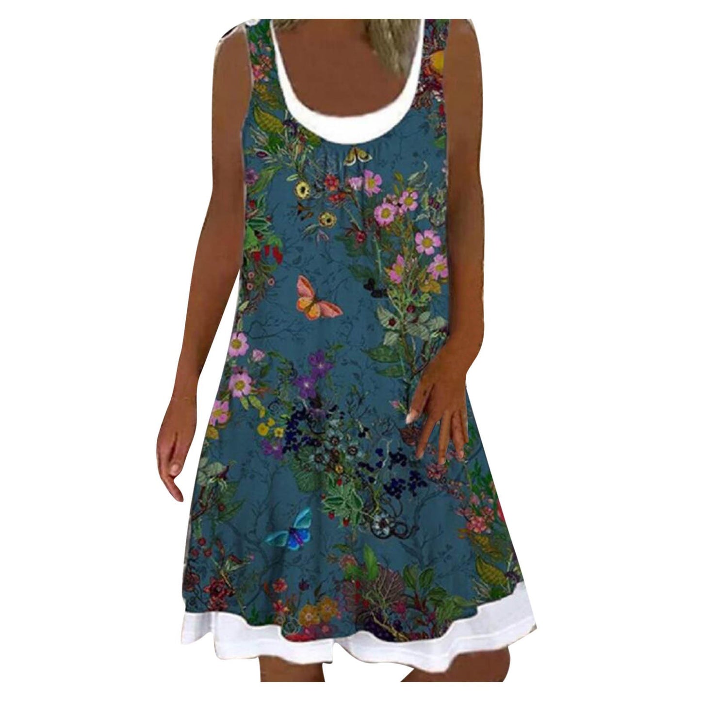 🌷👗【50% de descuento✨】【S-5XL】Nuevo vestido casual para mujer 2026, estampado, adecuado para todas las ocasiones.