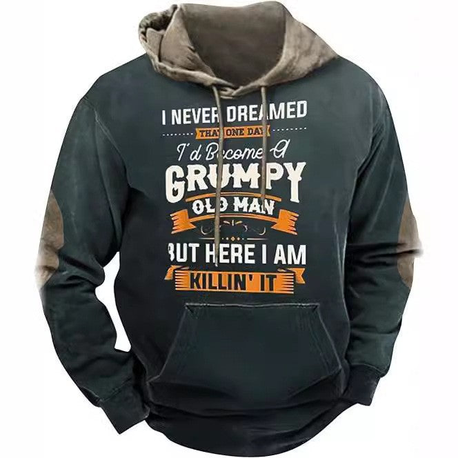 🧥 Popust -48% 🔥🔥【S-6XL】Muška retro majica s kapuljačom i 3D digitalnim printom