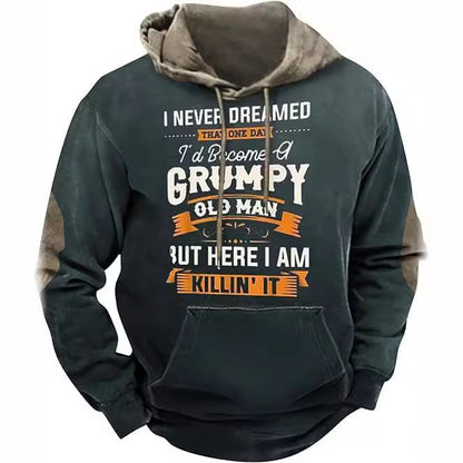 🧥 Popust -48% 🔥🔥【S-6XL】Muška retro majica s kapuljačom i 3D digitalnim printom