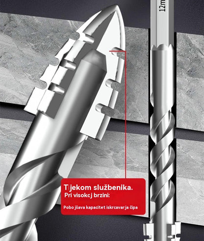 🥇Sedma generacija ekscentričnog svrdla od super tvrdog volframovog čelika s nazubljenim rubom, Oštro i izdržljivo❤️【3+4+5+6+8+10+12mm】