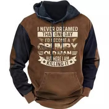 🧥 Popust -48% 🔥🔥【S-6XL】Muška retro majica s kapuljačom i 3D digitalnim printom