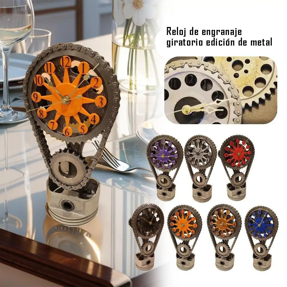 🔥【Kup 1 dostań 1 za darmo】Zegar z obracającymi się kołami