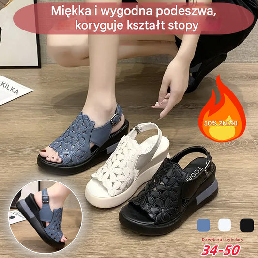 🔥【Oferta ograniczona czasowo】🔥【35-40】Sandały retro z miękką podeszwą i miękką podeszwą