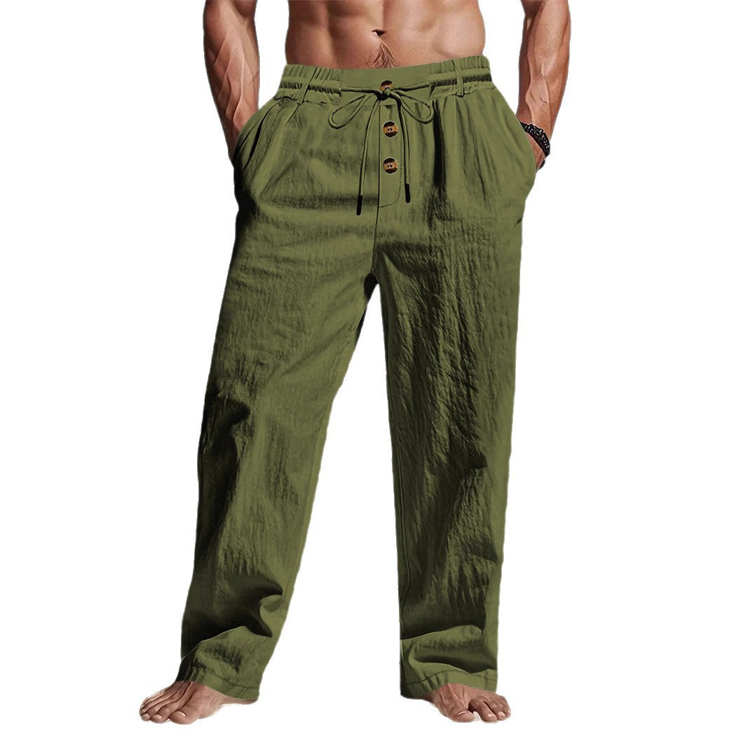 👖👖 ¡Oferta por tiempo limitado al 50% de descuento! Pantalones caseros de hombre de alta calidad, corte entallado y recto, transpirables y cómodos.