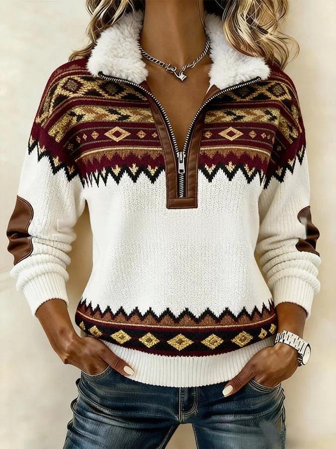 🌸🔥Plačilo ob dostavi🔥【S-3XL】 Pulover z dolgimi rokavi in potiskom, kardigan s krznenim ovratnikom