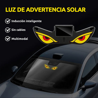 💥【Wyprzedaż -50% hit】💥🚨 Luz de advertencia solar ojo diabólico LED | ☀️ Solar, con sensor de luz, para camiones y furgonetas