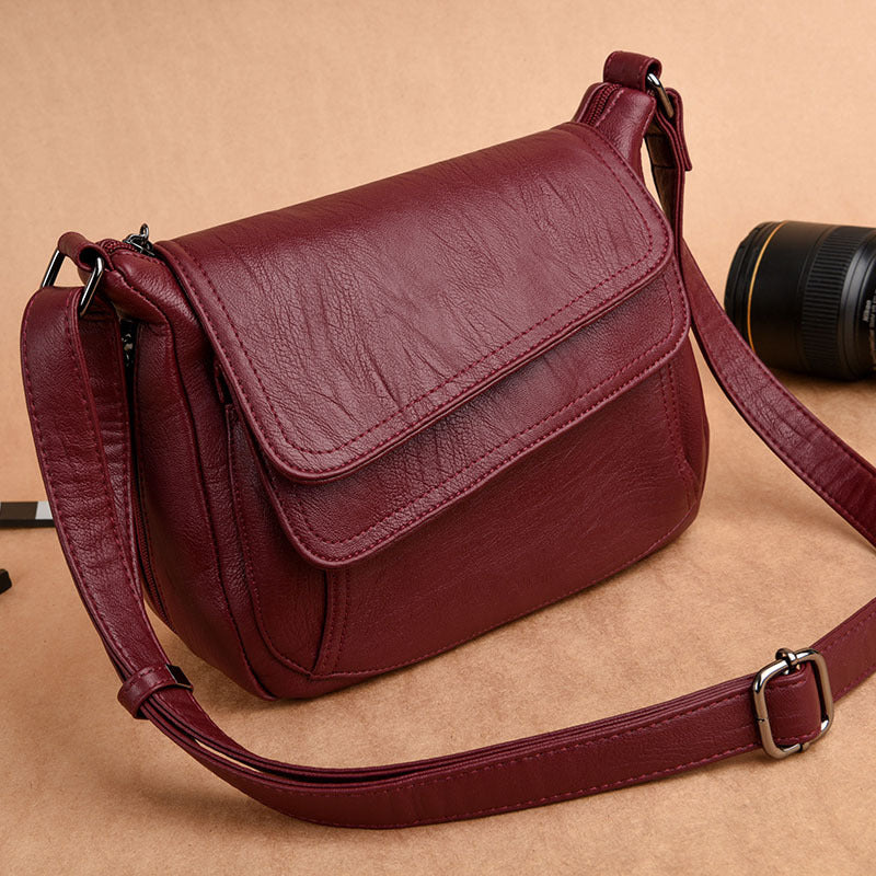 👜😍Popust kmalu izteče ✨ Elegantna torba za čez ramo iz visokokakovostnega, mehkega usnja