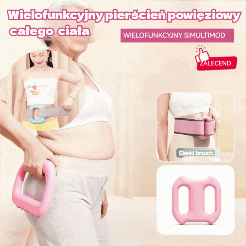 🧘‍♀️📢Fitness Goodies💥🔥Nowy przenośny, wielofunkcyjny pierścień do masażu powięzi spalający tłuszcz. Stosuj go przez 10 minut dziennie, aby złagodzić zmęczenie i zrelaksować ciało i umysł.