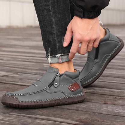 💥【38-48】【Gorąca wyprzedaż】 💥Modne, męskie, wsuwane, casualowe buty outdoorowe z 2025 roku– szeroki nosek, wsparcie łuku stopy