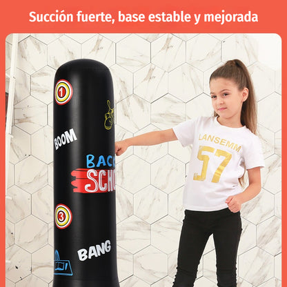 🥊【50% off por tiempo limitado】 Muñeco de boxeo inflable con rebote automático – Libera energía y fomenta el movimiento ⚡
