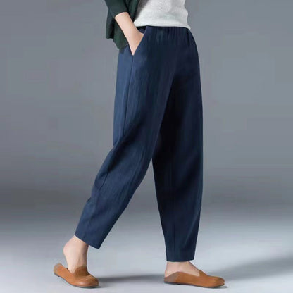 💕✨【50% de descuento🔥】Nuevos pantalones casuales sencillos y cómodos para mujer, ideales para el verano.
