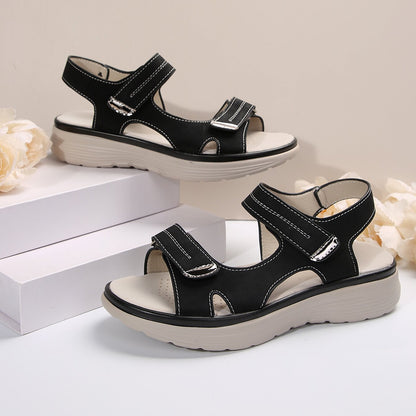 💥💥Oferta por tiempo limitado【36-43】💖 2026 Nuevas sandalias casuales de gran tamaño para mujer Estilo deportivo Sandalias rectas cómodas con boca de pez ✅️Pago contra entrega