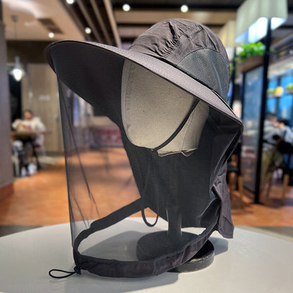 🎁Sombrero de pescador de malla con protección solar, ideal para actividades al aire libre. ✅️Pago contra entrega