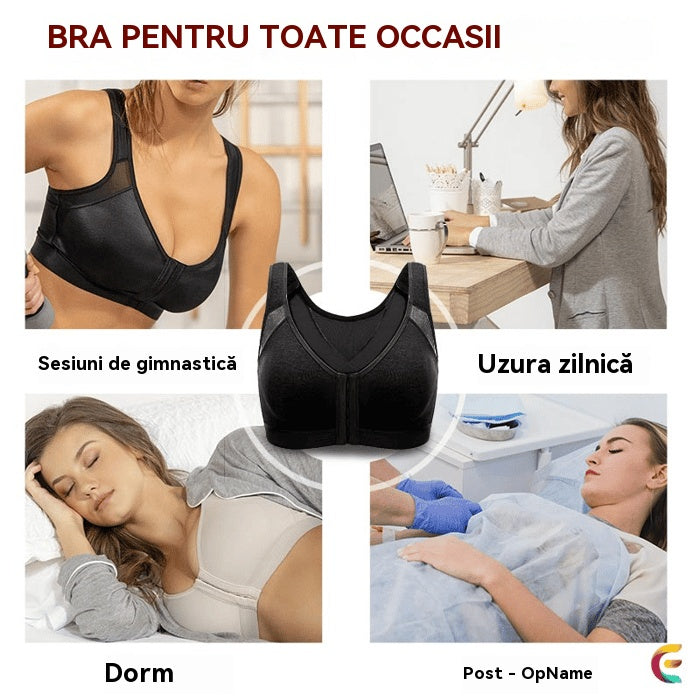 💖【Kup 1, otrzymaj 2 gratis】✨Miękki i wygodny biustonosz damski zapinany z przodu – bez fiszbin