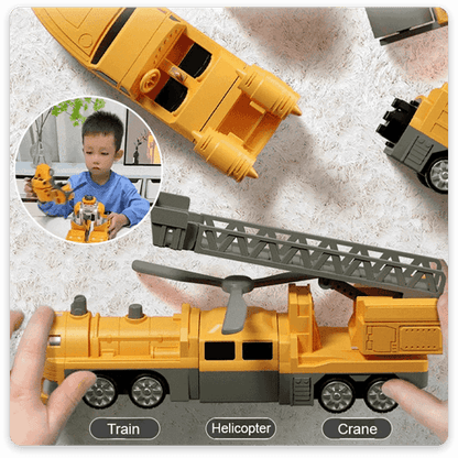 🎁👶【50% OFF】【16ks】Magnetické stavební bloky, vzdělávací hračky Transformers