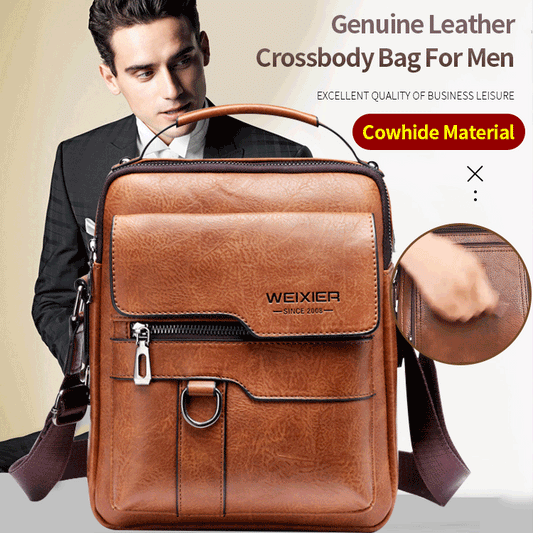 🔥❤Gorąca wyprzedaż🔥2025 Nowa modna skórzana torba na ramię Oxford dla mężczyzn Torba kurierska