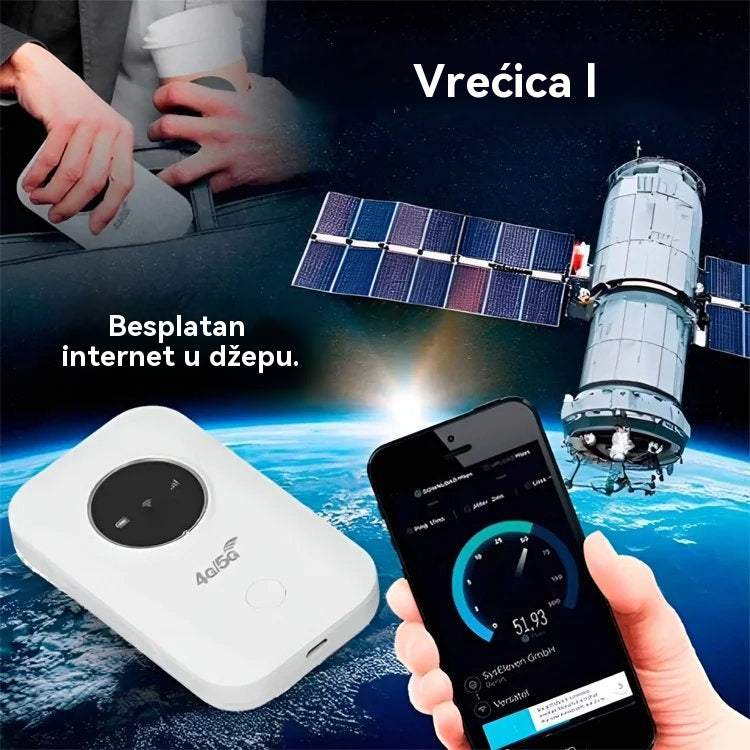 ✨✨【50% popusta zadnji dan!】📶📱Kompaktni prijenosni 5G ruter.Brzi internet svuda.