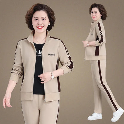 🔥【50% popusta】🔥 Novi jesenski ležerni sportski set, plus veličine【jakna + hlače】【M-5XL】