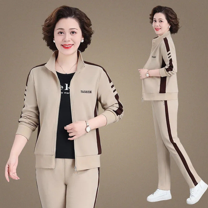 🔥【50% popusta】🔥 Novi jesenski ležerni sportski set, plus veličine【jakna + hlače】【M-5XL】