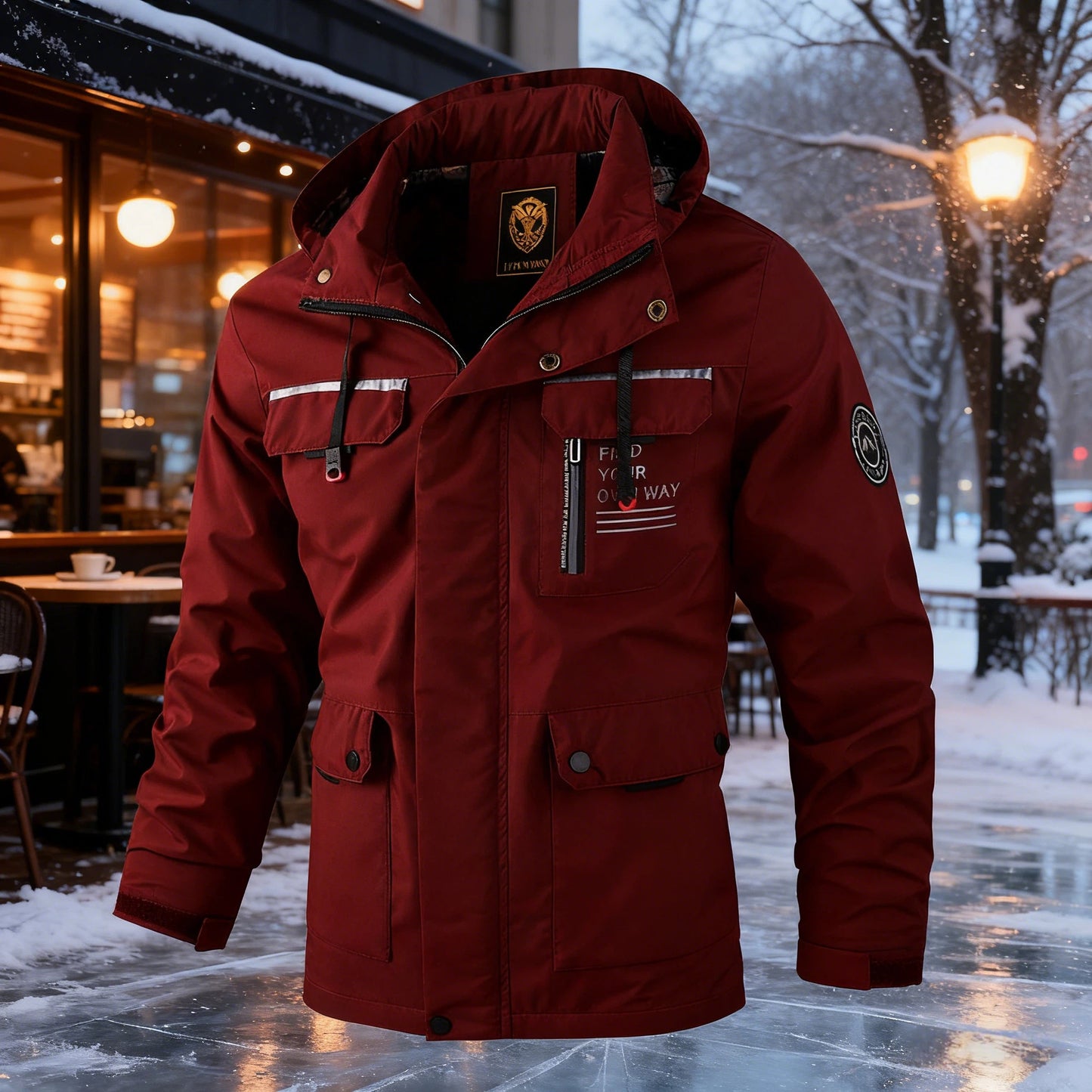 🔥💥🔥【M-6XL】Nova debela topla muška jesensko-zimska jakna otporna na vjetar i vodu