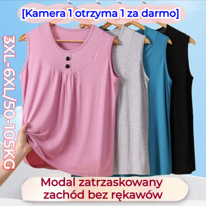 🌺【3XL-6XL】🟡【Kup jeden, a drugi dostaniesz gratis】🟢 Letnie damskie kamizelki dostępne w różnych kolorach💛