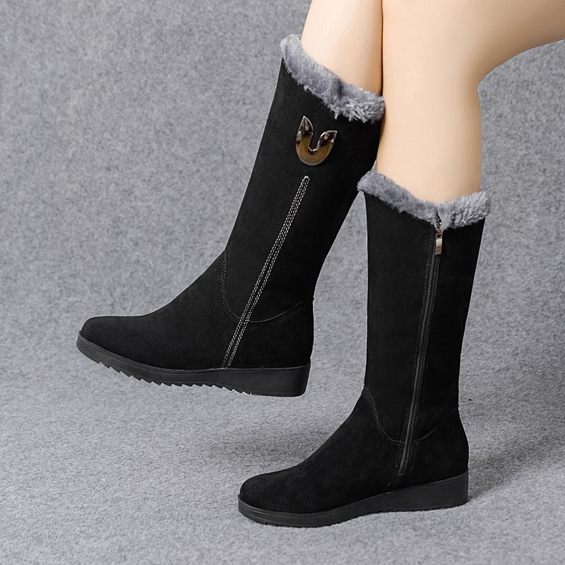 🔥✨【Zimowa zniżka 50% 】[35-41] Nowe modne damskie zimowe ciepłe śniegowce, długie buty