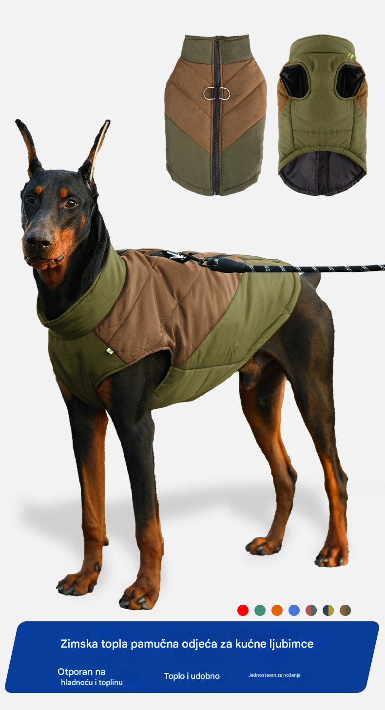 🐕‍🦺🔥【Plaćanje pouzećem】🔥【Kupite jedan, dobijte jedan gratis】【1,5-30 kg】Nova topla pamučna odjeća za pse za jesen/zimu, idealna za aktivnosti na otvorenom
