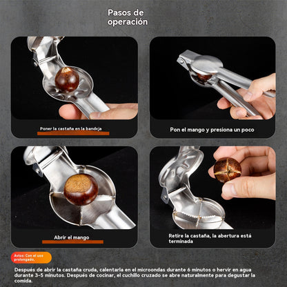 🌰[Compre 1 y obtenga 1 gratis] Clip de apertura de castaño para el hogar, ¡se abre fácilmente con un toque sin lastimarse las manos!